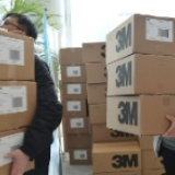 第一批40万只平价口罩运抵长沙 将分配给重点流通企业