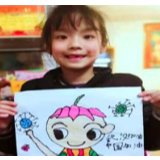 面对疫情 萌娃有“画”说