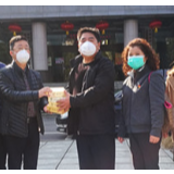 紧缺防疫物资 联点单位送来“及时雨”
