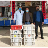 渌口养殖户邹立辉为防疫一线捐赠10箱鹌鹑蛋