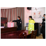 冷水滩：凤凰园交警大队为“抗疫”积极捐献爱心款