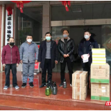 爱心企业向新邵县市场监管局捐献医疗物资