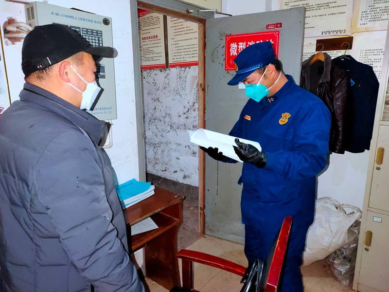 桑植消防全力排查疫防重点场所消防安全隐患