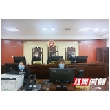 战“疫”不停歇，服务不打烊 辰溪法院疫情防控期间首次网上开庭