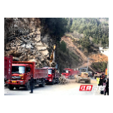 山体滑坡公路塌方 邵阳交通公路部门紧急抢通