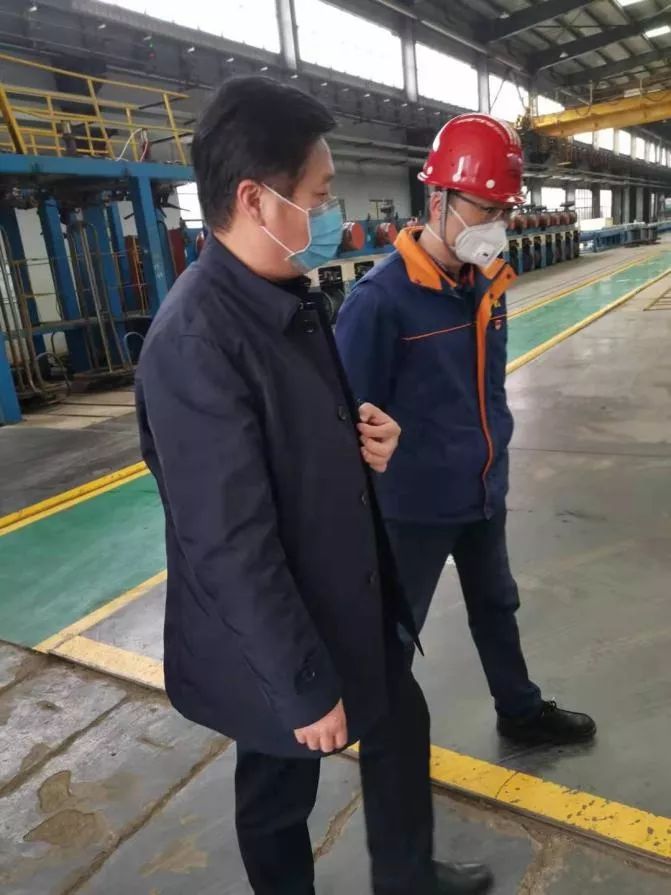 高新区领导冯德清精准服务湘钢金属材料科技有限公司.