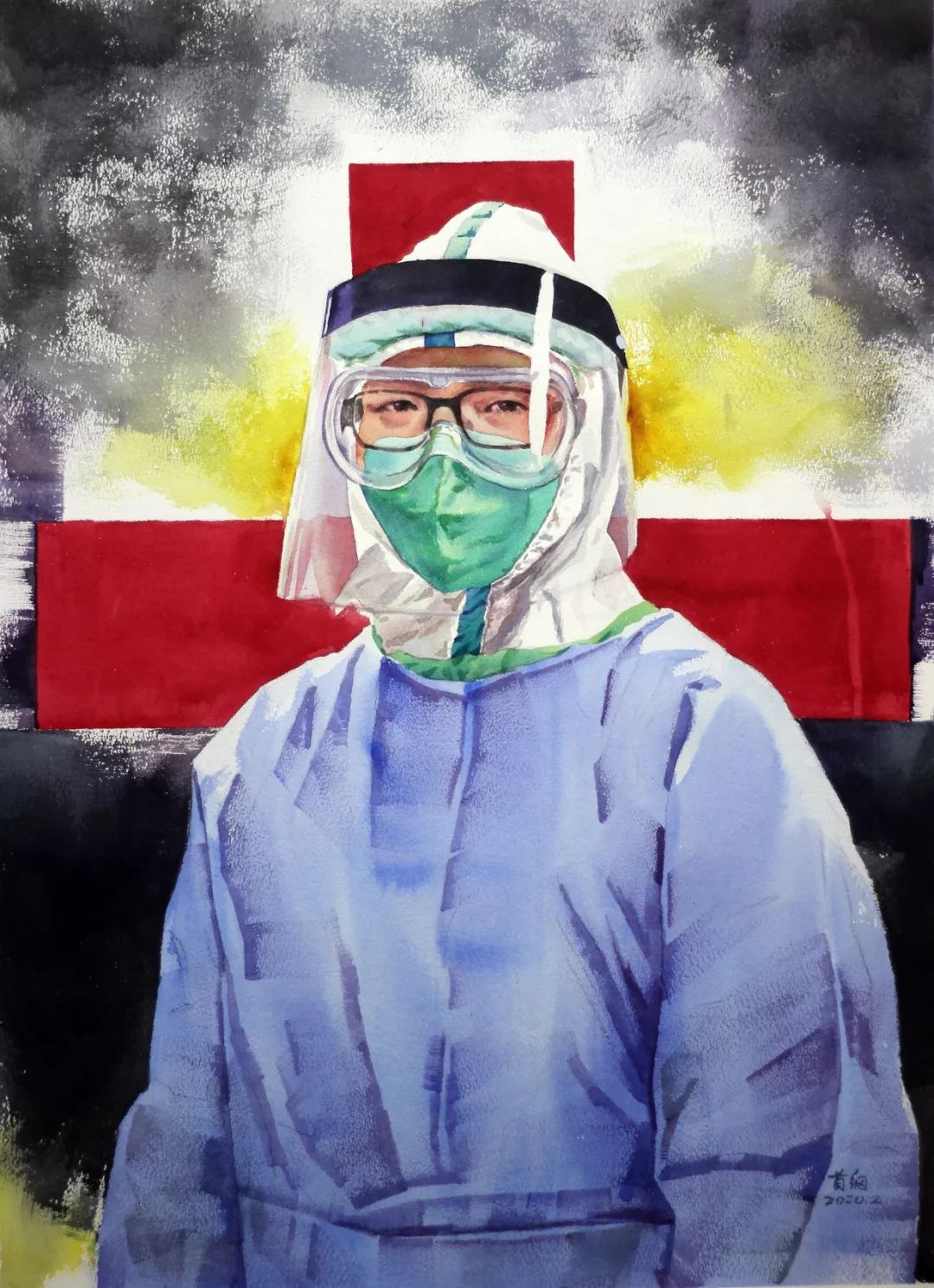曹首纲 / 使命1 / 水彩画喻丽 / 出征 / 钢笔画王维 / 万众一心,同心