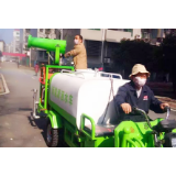 小小洒水车，防控疫情显威力