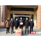 寓外乡友捐赠口罩    助力湘阴公安战“疫”