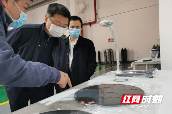 陈大雄调研重点科技创新项目疫情防控和复工复产工作