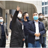 蔡周良一行到株洲市职工大学督查防疫工作