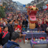 二月二龙抬头 怀念去年壮观百米青龙