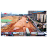 谷山路二标段：有序复工 力争6月完成总体建设