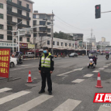 株洲荷塘交警疫情防控期间日常交通秩序治理不放松