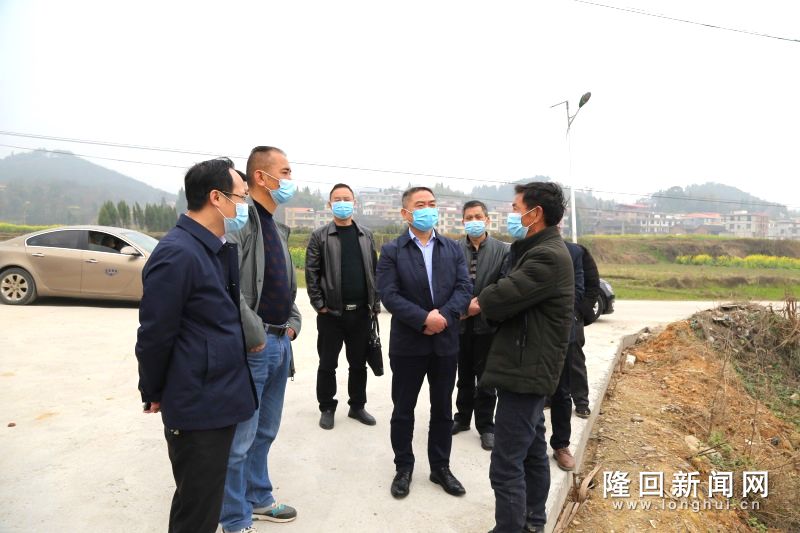 王永红到荷香桥镇岩口镇调研指导工作