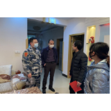 冷水滩区慰问支援武汉现役军人家属