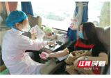 南县明山头镇开展义务献血活动