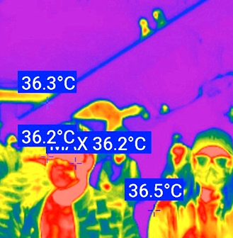 热成像测体温！张家界大峡谷引进智能头盔快速检测