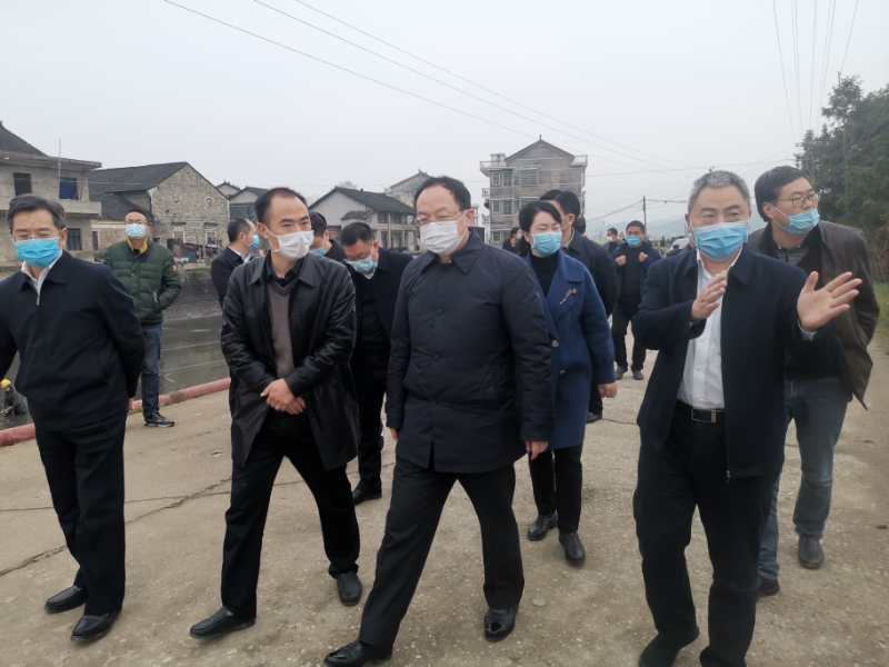 杨懿文来涟调研"引资济涟"工程及山塘清淤工作
