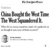 关于中国疫情防控，这一次《纽约时报》改了口风