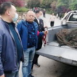下湄桥街道联合北湖区渔政执法大队开展河道非法捕鱼整治行动