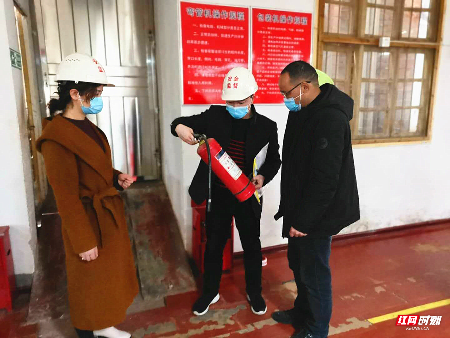 织密复工复产安全网 街道开展安全生产大检查