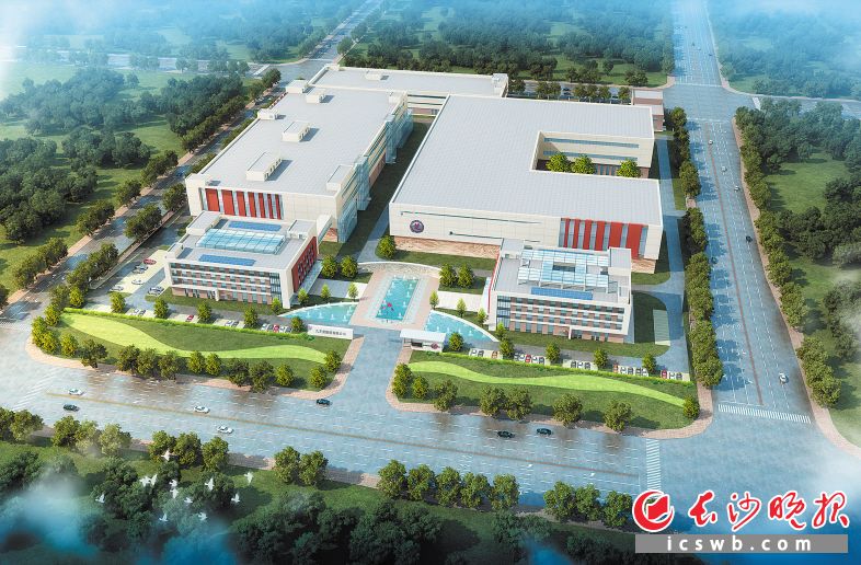 　　九芝堂国药健康产业园项目规划图。杨亚婷 供图