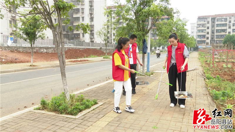 志愿者上街清扫垃圾.jpg