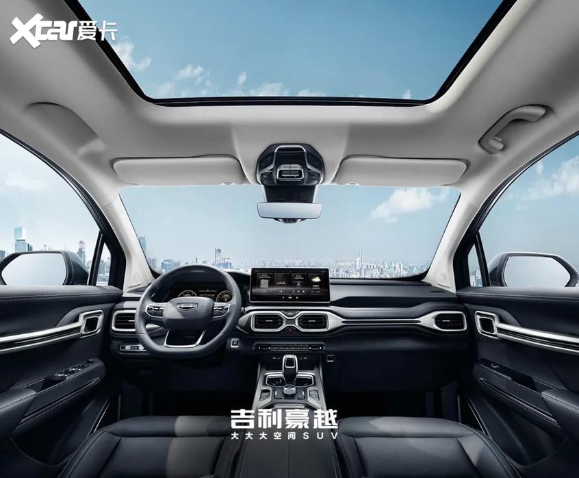 吉利豪越最新内外官图曝光 7座中型SUV