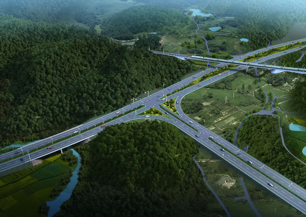 g353与s209平交整体效果图项目管理部负责人介绍,该工程项目自2018