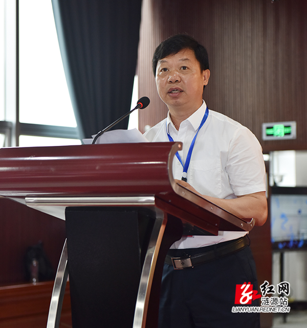 涟源市委书记谢学龙作讲话大会在雄壮的国歌声中开幕政协涟源市第十四