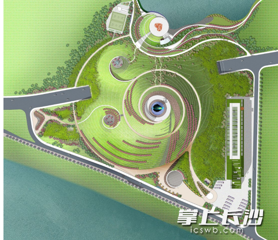湘江女神公园平面图