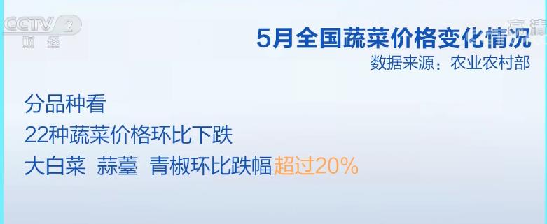 月度经济观察 全国蔬菜价格保持季节性下行 新闻频道