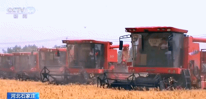 机声隆隆，麦浪滚滚