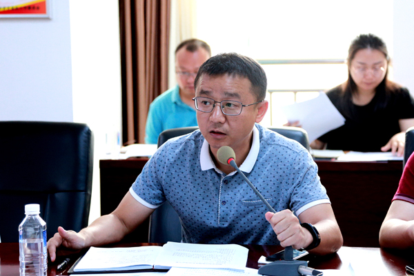 管委会副主任张忠华讲话