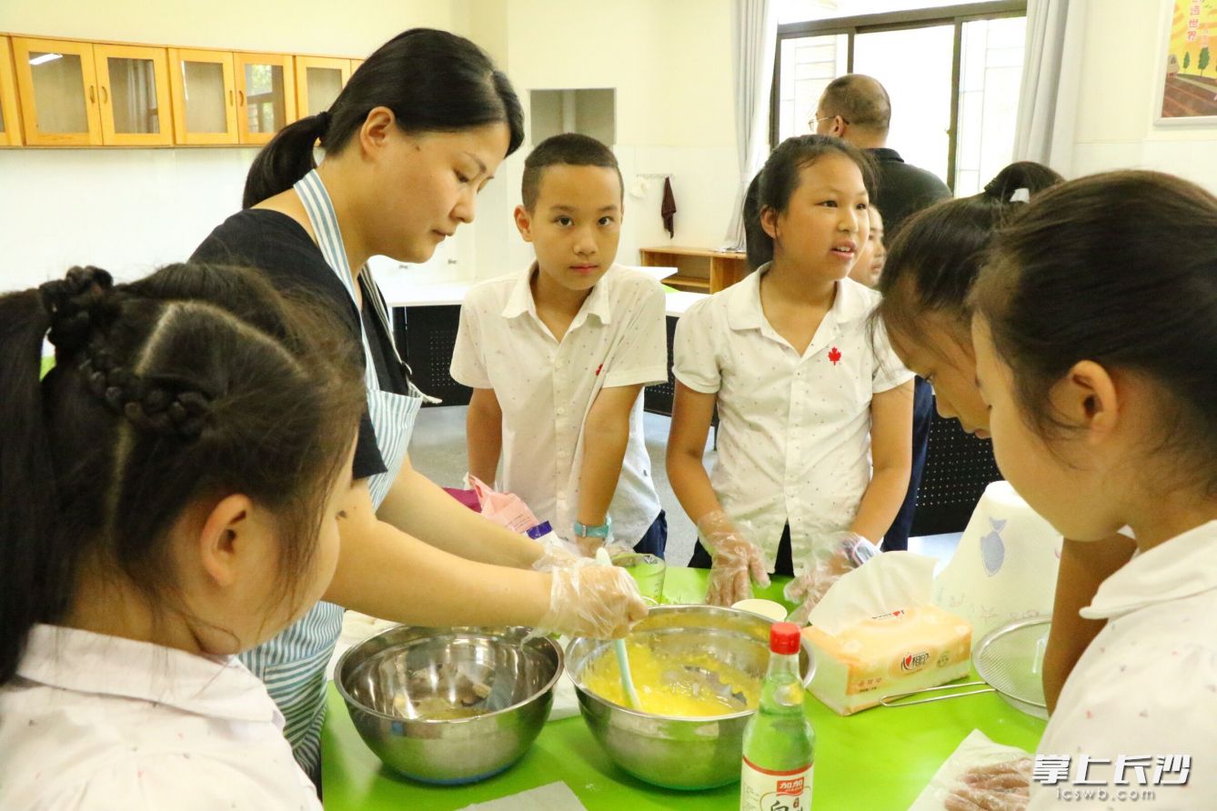 6月17日,長沙市舉行中小學勞動實踐教育工作推進會,與會人員現場觀摩