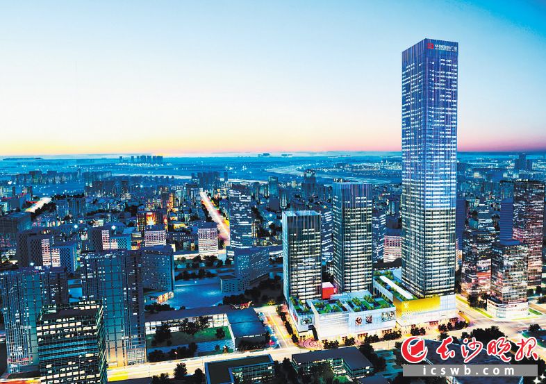 华创国际广场已成为伍家岭商圈的新地标。 伍家岭街道 供图