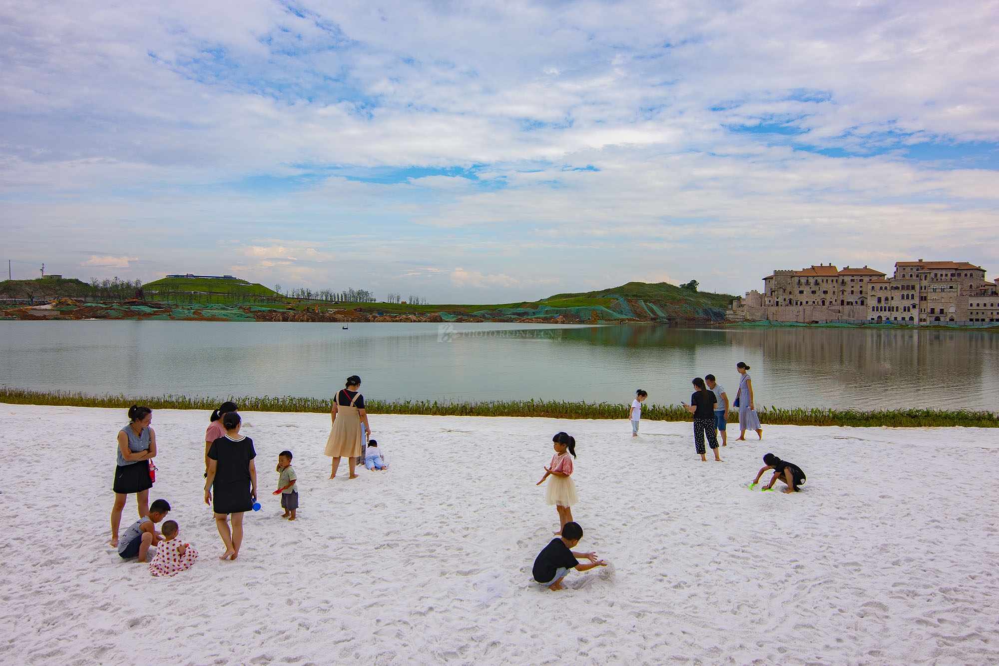 梅溪湖白沙滩图片