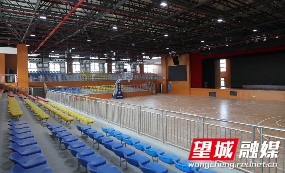 靓了提质改造后的望城二中太可了