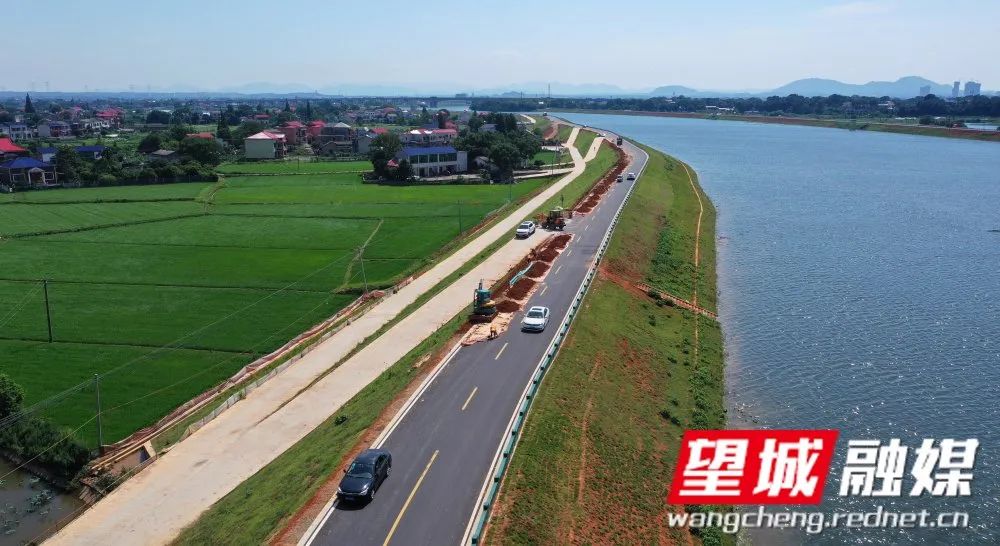 守护值升级望城这条河堤迎来大变身