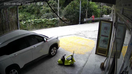 协合乡黄家坪村:平安监控发力 走失老人找回