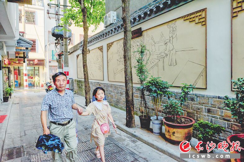 西文庙坪片区打通了交通微循环,街巷四通八达。均为长沙晚报全媒体记者 陈飞 摄