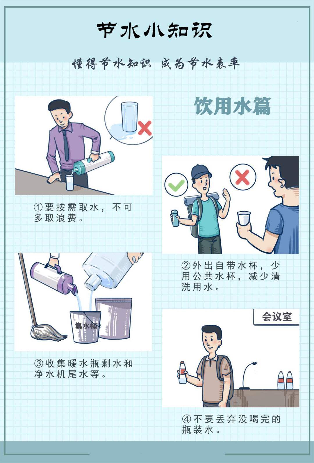 节约用水我们可以这样做