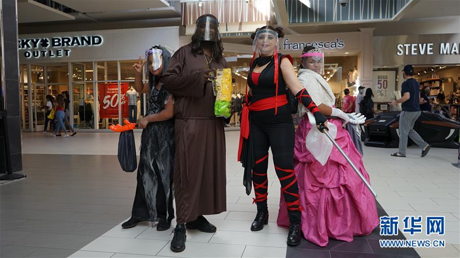 (国际)(6)美国多地庆祝万圣夜