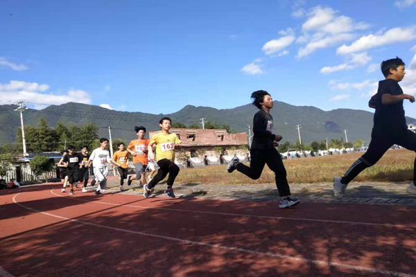 水口镇中学举办2020年冬季运动会