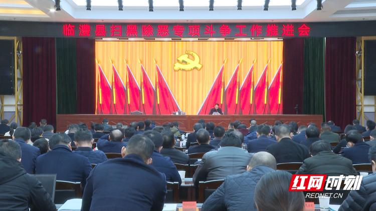 临澧县召开扫黑除恶专项斗争工作推进会