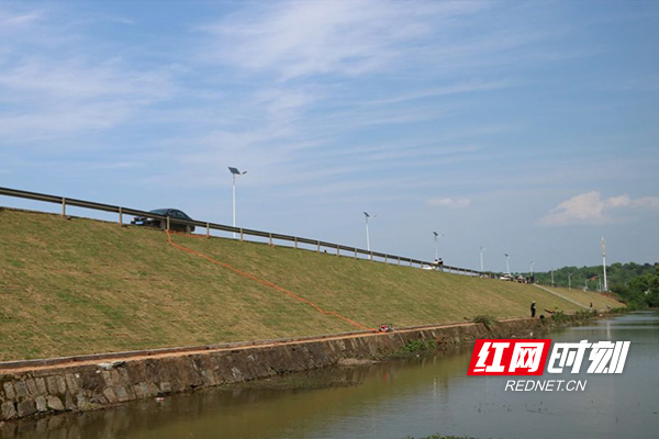 以号识段 湘江株洲段堤防完成定桩 湖南频道