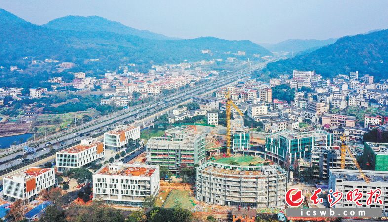 　　湘江科创基地是推进岳麓山大学科技城建设的重点项目和区校合作示范工程。长沙晚报全媒体记者 邹麟 摄