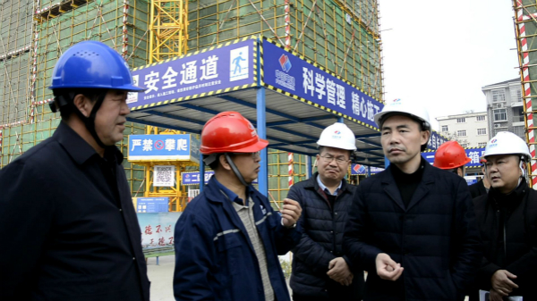 蔡广带队开展安全生产检查工作