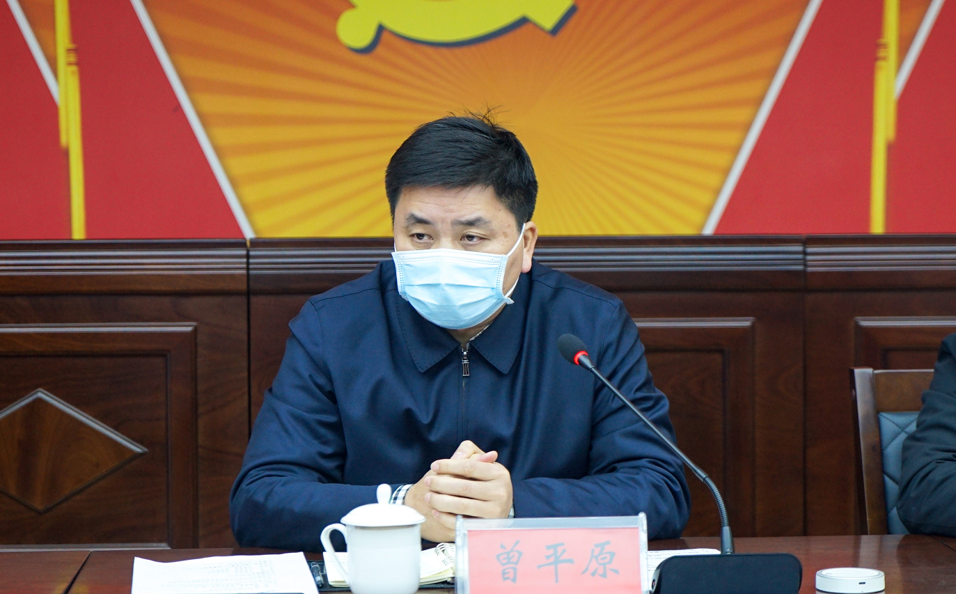 区委常委,常务副区长徐平主持会议,区领导王智勇,李尧瑶以及有关负责